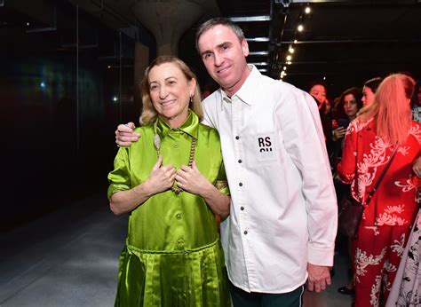 miuccia prada and raf simons.